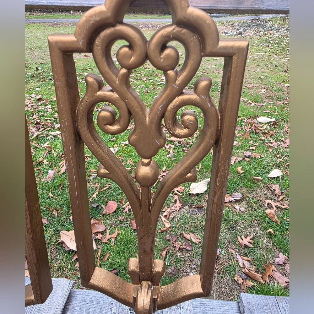 Gold Wall Sconce Candle Holders HOMCO